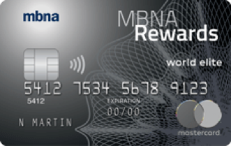 MBNA Rewards World Elite® Mastercard®