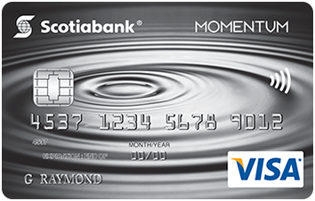 Scotia Momentum® No-Fee VISA* Card image