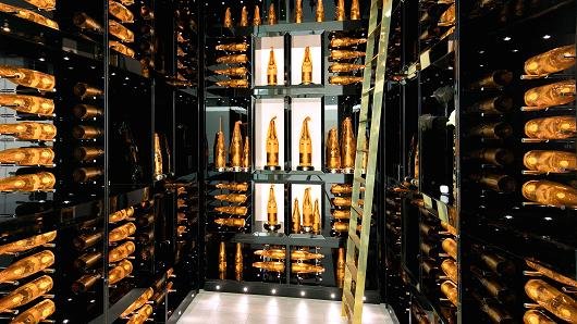 Champagne cellar