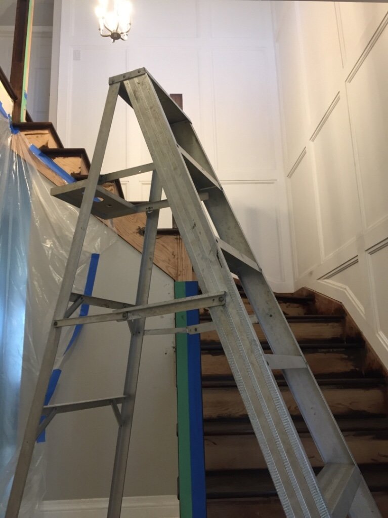 Climbing a ladder instead of stairs